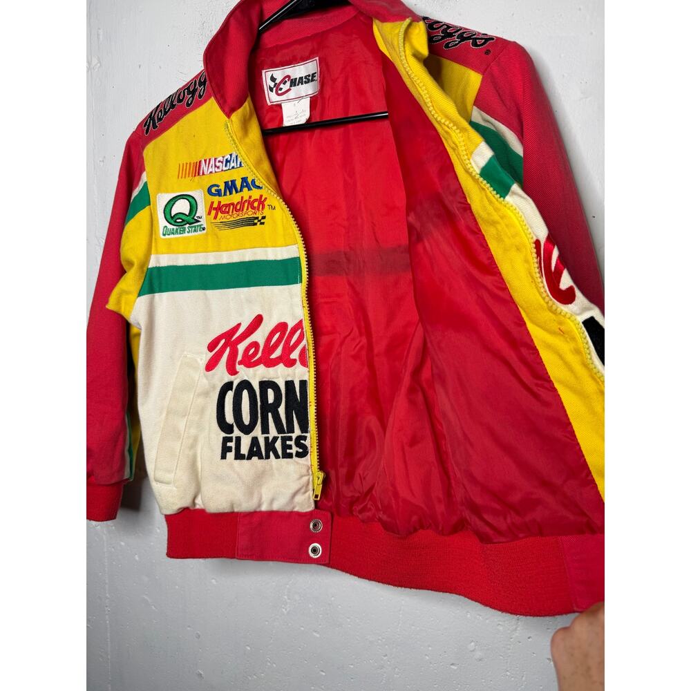 Vintage Womens Kelloggs Corn Flakes Chase Nascar Jacket Size Small - Picture 5 of 10